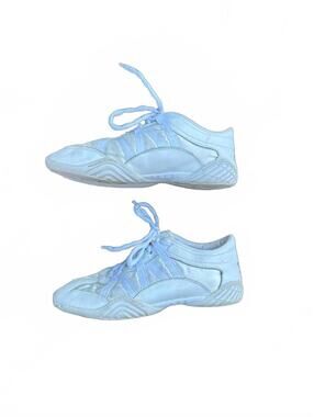 Nfinity Evolution Leather/Sateen White Cheer Shoes | Cheerleading | Size 7.5